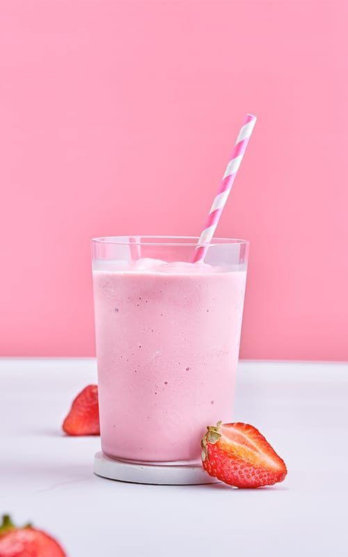 Strawberry milkshake 