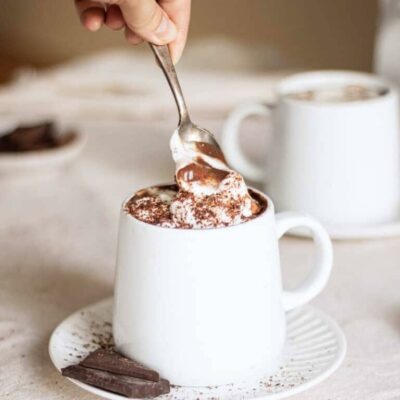 How to make hot chocolate with a commercial dispenser